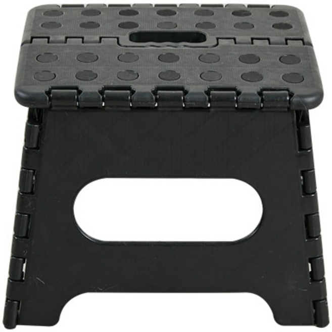 마켓플랜 휴대용 접이식 의자 S, 블랙, 1개