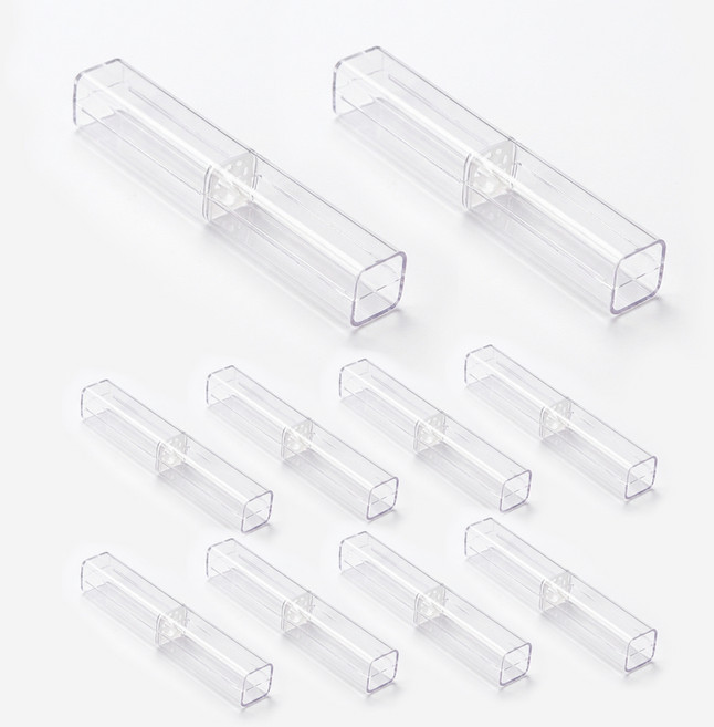 알럽홈 임밍아웃 임신테스트기 날짜체크 다용도 펜 케이스 L265-0088CL15 10p, 투명