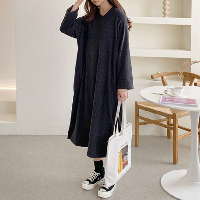 팡팡샵 R 피치 기모후드 임부 OPS