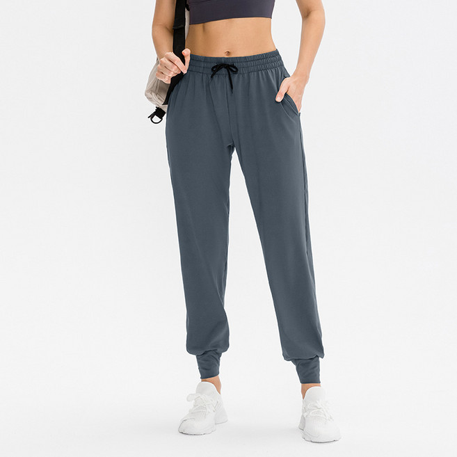 피어니스트 여성용 캐주얼 포켓 스포츠 밴딩 조거 팬츠