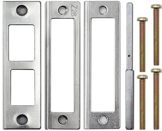 솔리티 웰콤 전용 도어락 설치 연장자재 세트, 1세트