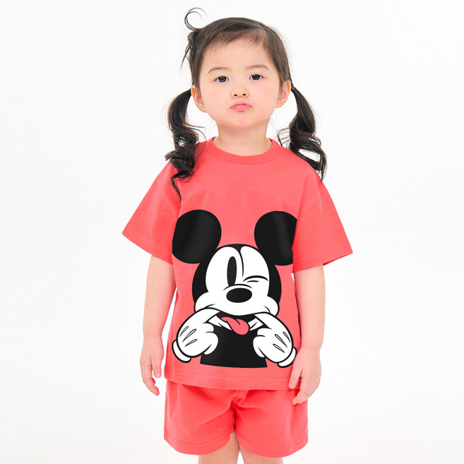 리틀래빗 아동용 여름 D 반팔 메롱미키 세트