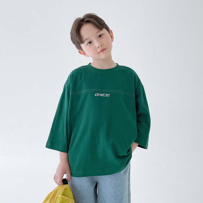 베리클로젯 주니어용 원스 리브 7부 티셔츠
