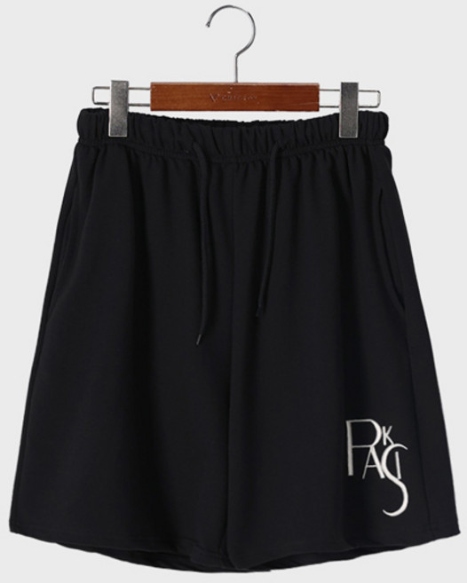 시크폭스 여성용 페이커 자수 트레이닝 숏 팬츠