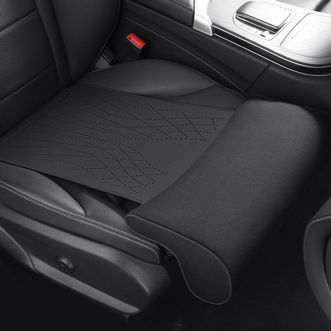 Ez2mk 다용도 자동차 시트 다리 확장 브라켓 쿠션 MS-870, 블랙, 1개