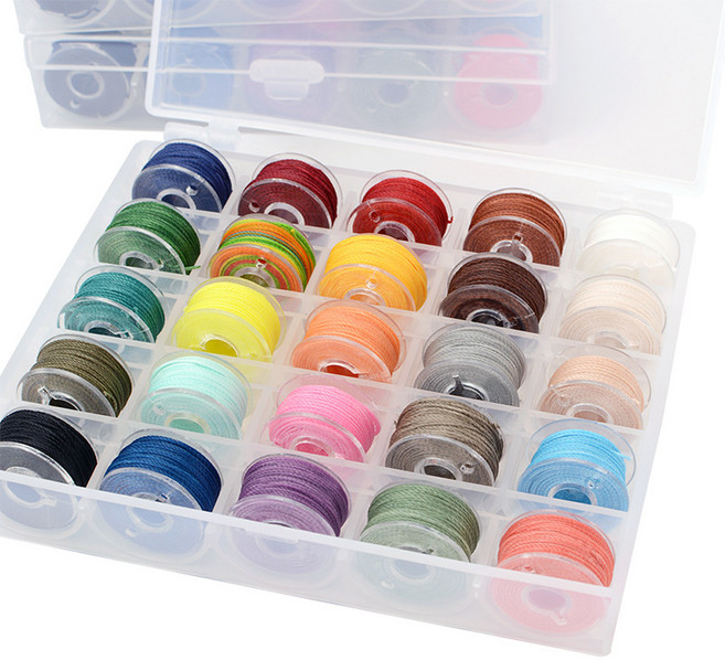 코히모 가죽 공예 둥근 왁스 봉제 실 0.45mm 25종 세트 3W202, 혼합색상, 1개