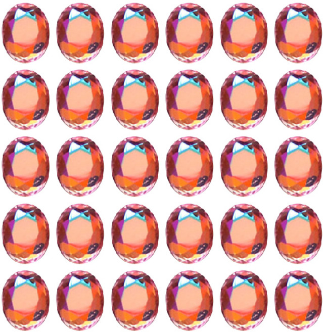 골드루쓰 스페셜오발 네일파츠, 오로라핑크, 30개