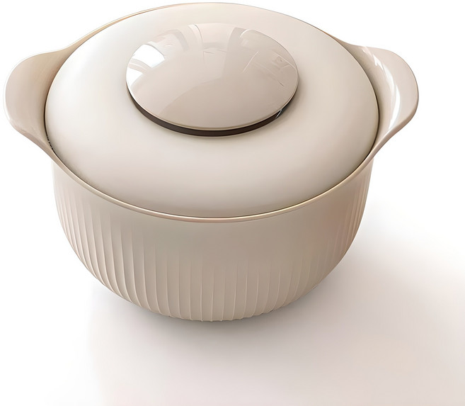 fluidic 低醣電飯鍋, 奶油米色, 1個