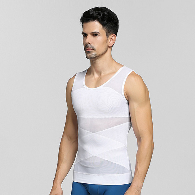 씨오브비 남성용 가슴 배 보정 나시 바디쉐이퍼