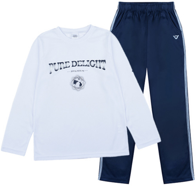 키스포 아동용 도니 2선 라인 상하의 세트