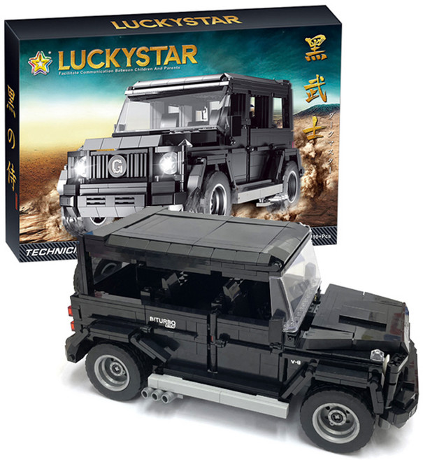 자동차 블럭 T511 럭셔리 SUV, 블랙, 1개