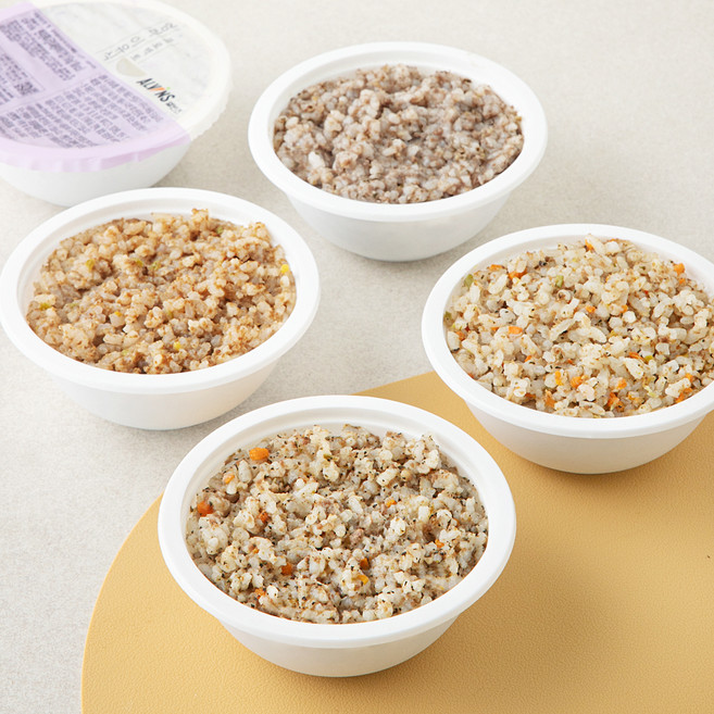 엘빈즈 완료기 이유식 한우듬뿍 퀴노아아기밥 160g + 한우듬뿍 블루베리아기밥 160g + 한우듬뿍 비트애호박아기밥 160g + 한우듬뿍 시금치새송이아기밥 160g 세트, 640g, 1세트