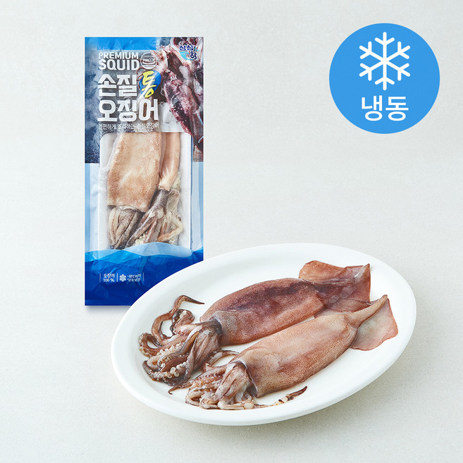 싱싱88 손질 오징어 2마리 (냉동), 1개, 220g