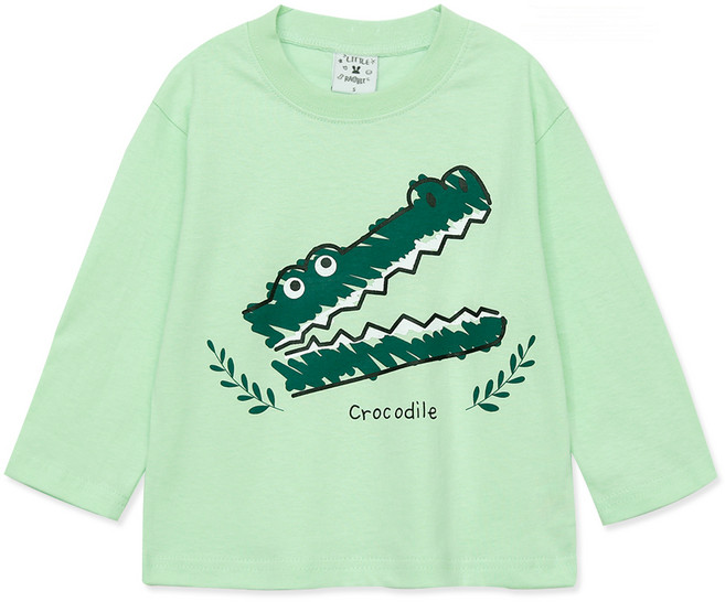 리틀래빗 아동용 봄가을 악어 긴팔티