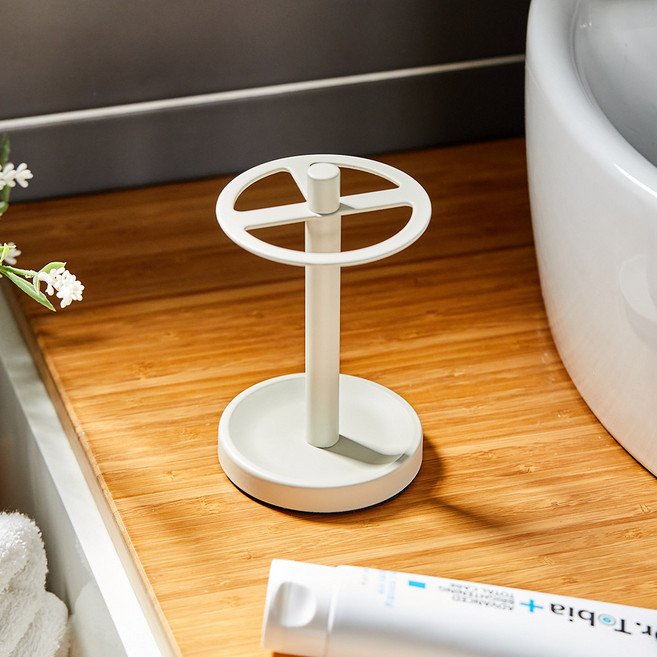 모던하우스 3구 치약 칫솔꽂이, 크림, 1개