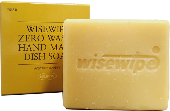 와이즈와이프 설거지비누 호박, 100g, 1개