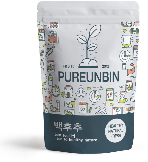 Pureunbin 白胡椒粒, 600g, 1包