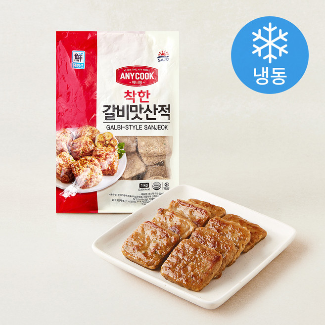 대림선 애니쿡 착한 갈비맛산적 (냉동), 1kg, 1개