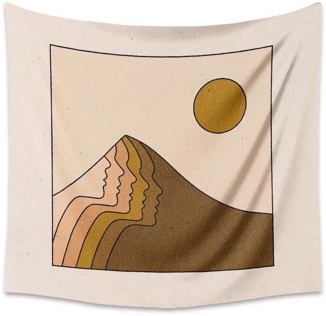 Mr.Ozer 태피스트리 패브릭 포스터 MO1, 혼합색상