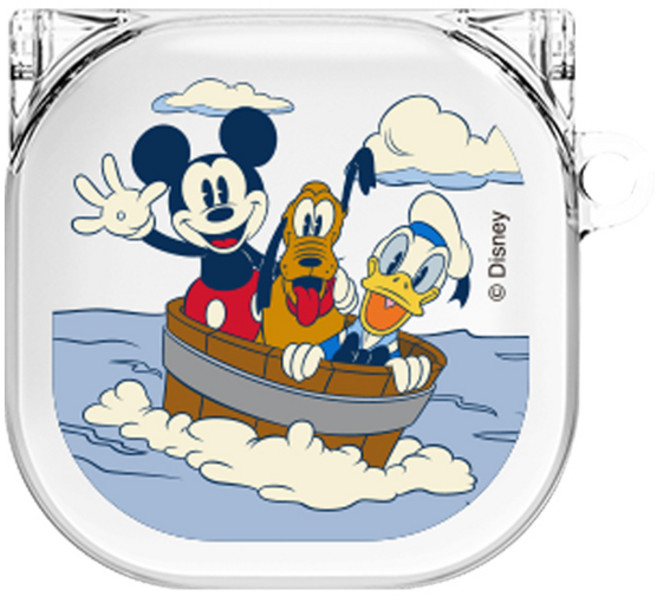 Disney 迪士尼 時間透明保護殼 + 鑰匙圈, Galaxy Buds 2 Pro / 2 / Pro / Live, 海洋, 1個