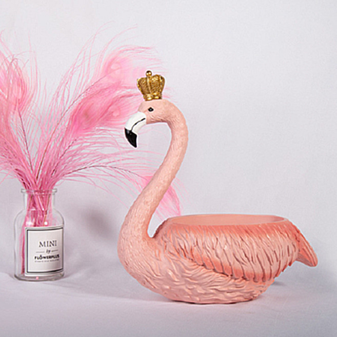 JCP 티아라 플라밍고 스토리지 왕관, 1개