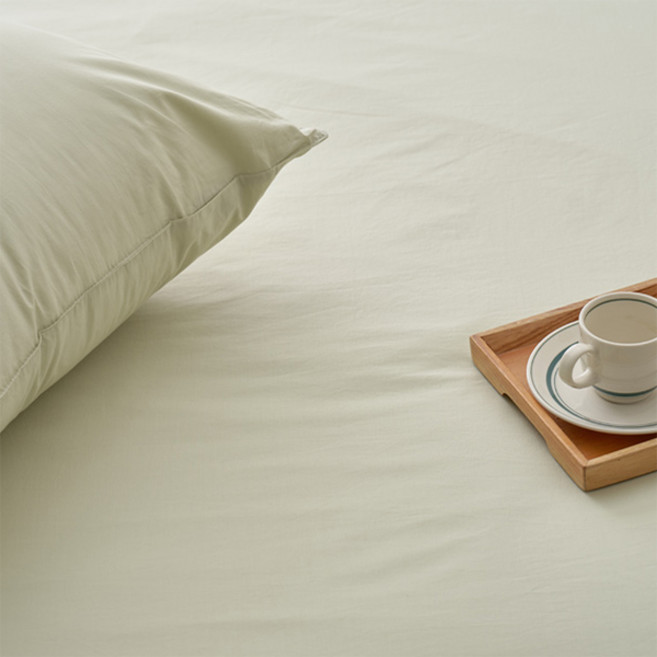 아망떼 수퍼코튼 60수 고밀도 면 홑겹 매트리스 커버