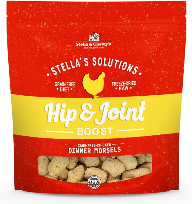 스텔라앤츄이스 강아지 솔루션 힙앤조인트 부스트 동결건조 사료, 닭, 50g, 1개 - 쿠팡
