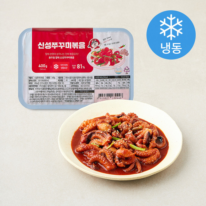 신성 쭈꾸미볶음 (냉동), 1개, 400g