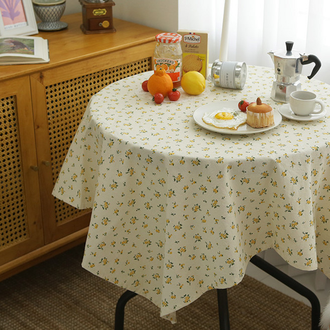 바이지미 시크릿가든 테이블보, 내츄럴, 6인(200 x 120 cm)