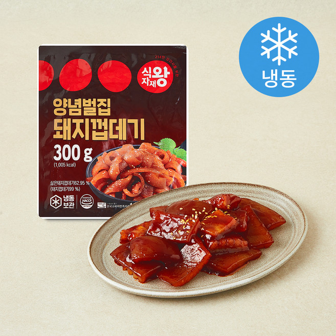 식자재왕 양념벌집 돼지껍데기 (냉동), 300g, 1개