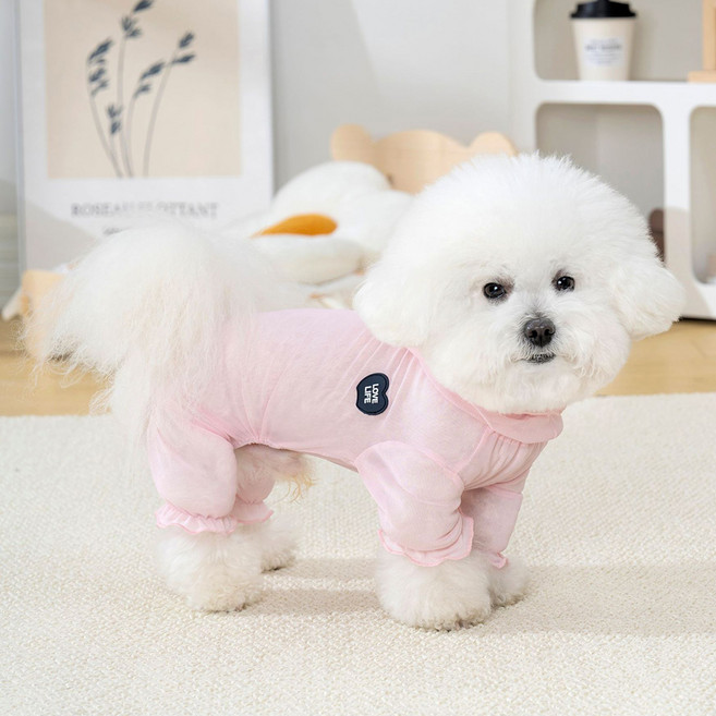 파스텔펫 반려동물 러브 라이프 메쉬올인원, 핑크, 1개