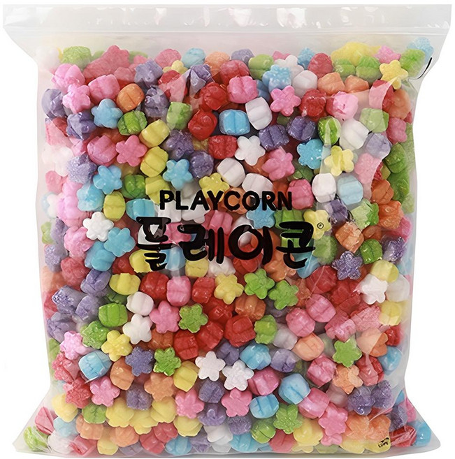 PLAYCORN 花朵造型手工材料 補充包 800個, 彩色, 1組