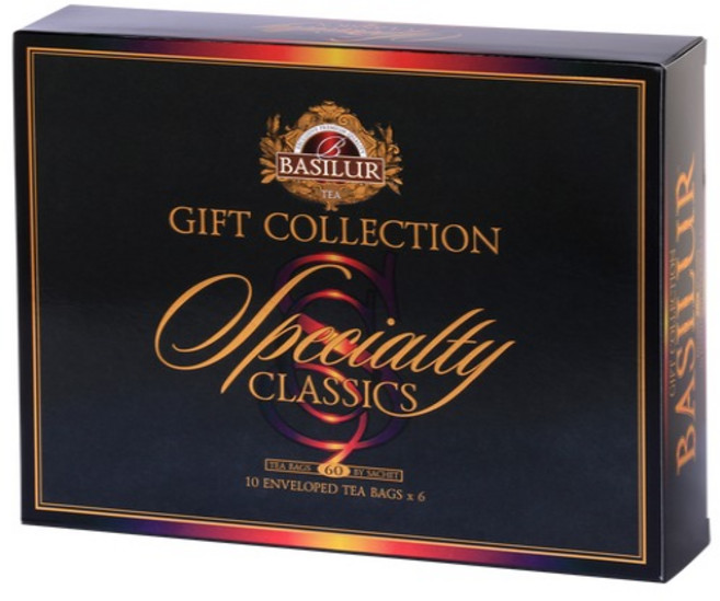 베질루르 클래식 기프트 콜렉션 침출차 6종 x 10p 세트, 110g, 1세트