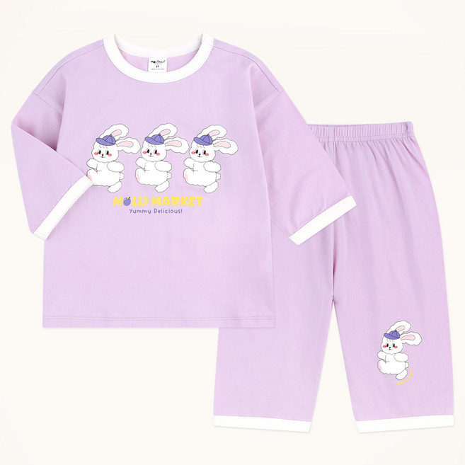 몰리멜리프렌즈 렛츠고고 7부실내 상하의 세트