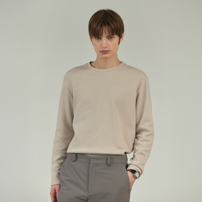 마인드브릿지 남성용 웜 기모 와플조직 티셔츠 MZTS7120