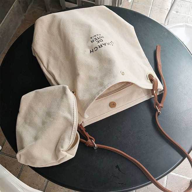 엘쏘 데일리 숄더백 + 파우치 세트