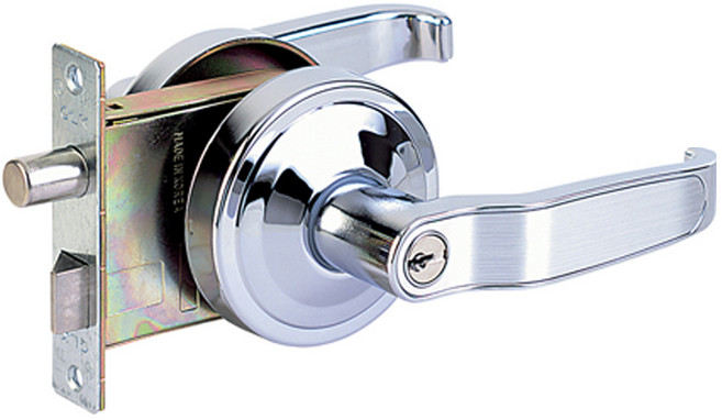 현관문 손잡이 9000 그랜드 실버, 1개