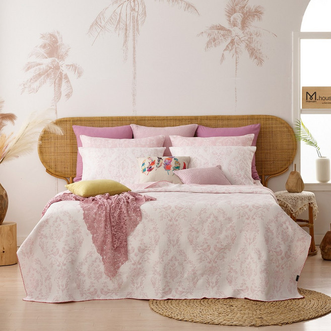 박홍근홈패션 로리타 냉감 누비이불 패드 베개커버 세트
