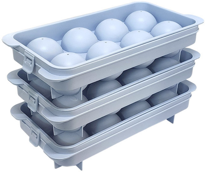 리빙선데이 국산 빅 락 아이스볼 8구 얼음트레이, 3개