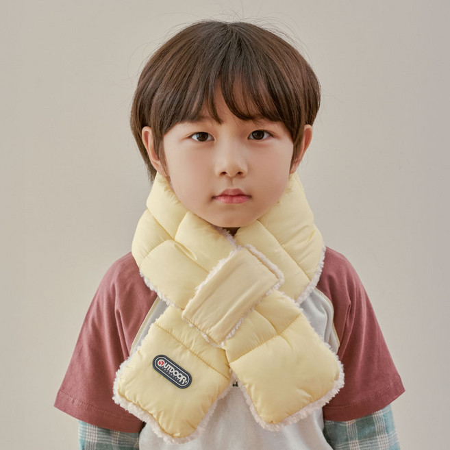 아웃도어프로덕츠 키즈 리버시블 패딩 머플러