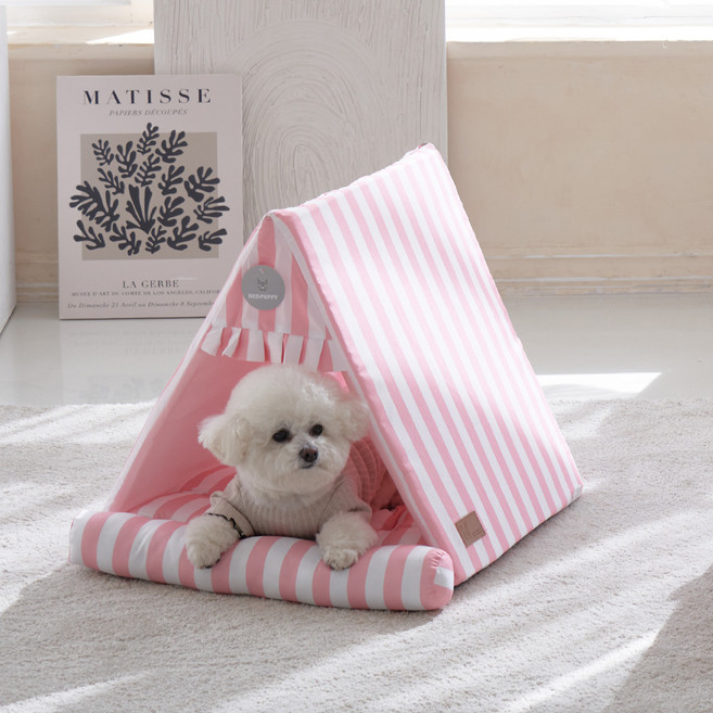 레드퍼피 네스트 텐트 하우스, 코지 핑크, 1개