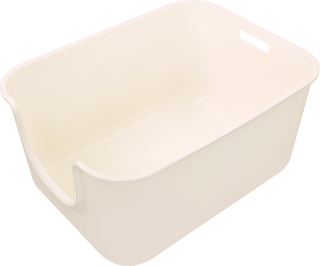 kangjipsa 超大型 Plus 貓砂盆, 米白色, 1個