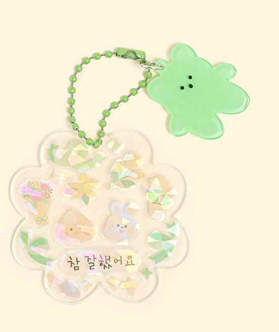 민화샵 칭찬 아크릴 키링 만들기 세트 행운 S240030B, 혼합색상, 10세트