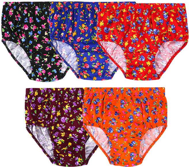 예스플러스 꽃 통기성 맥시팬티 5종 세트