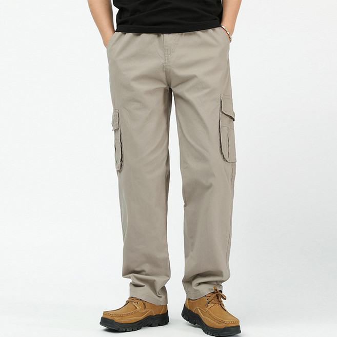 Man in Mode 男性休閒寬版工裝褲 D0040