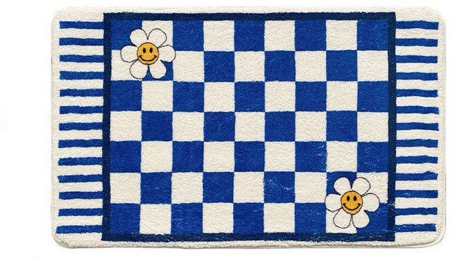 체크 스마일 발매트, TYPE2