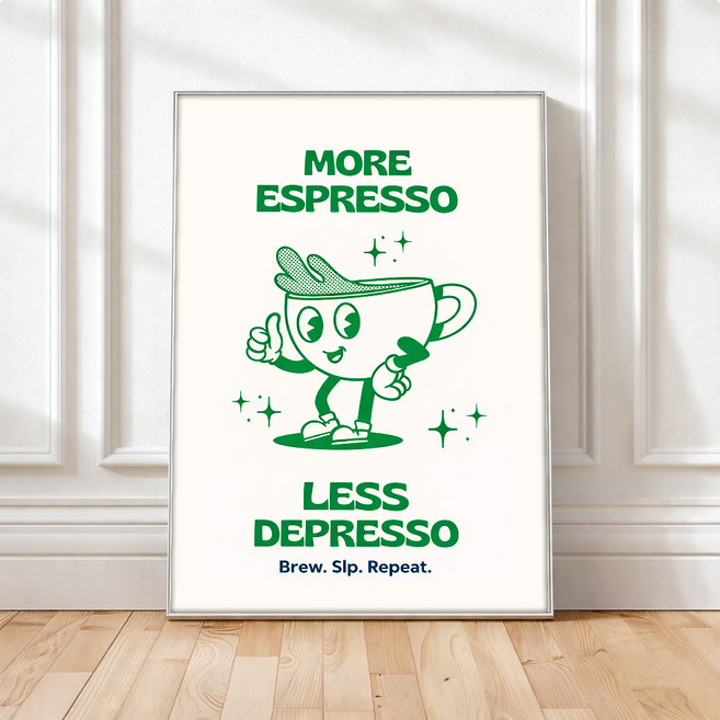 퍼니즈 홈 카페 포스터 에스프레소데이