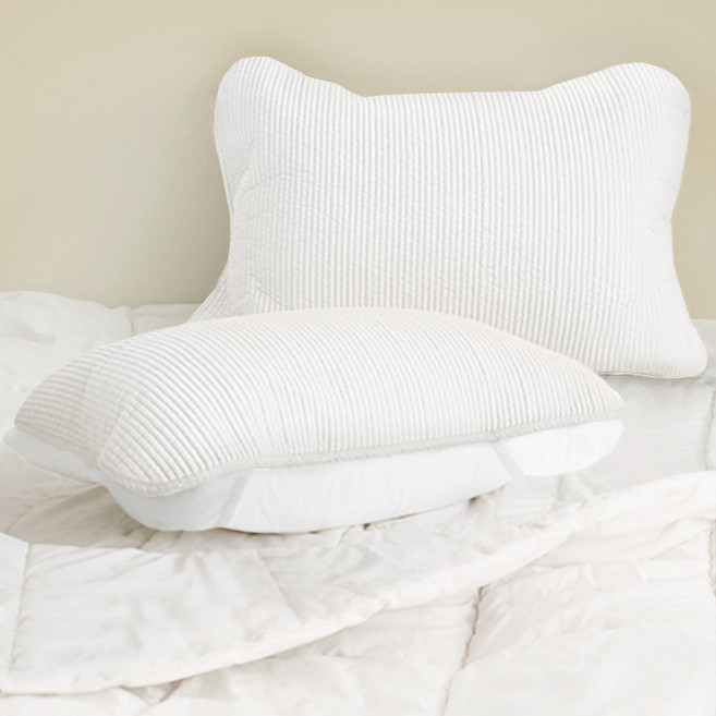 네이쳐리빙 간편교체 순면 밴딩 베개커버