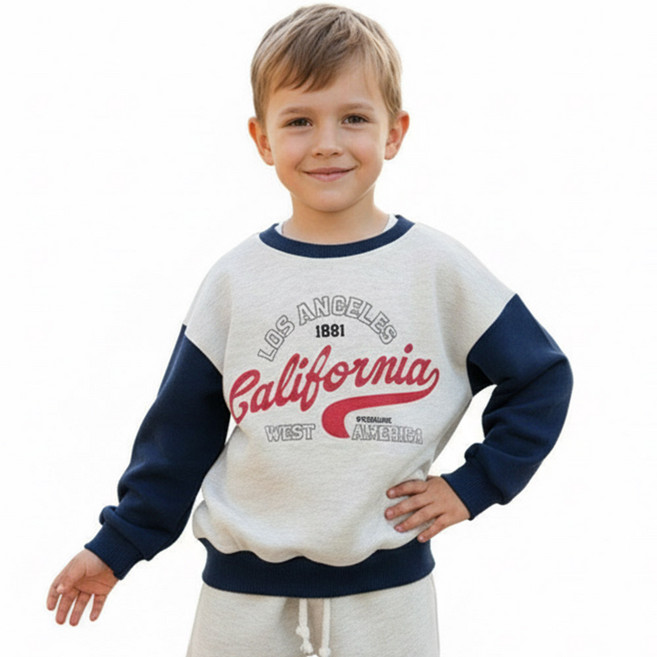 별이오키즈 아동용 웨스트 맨투맨