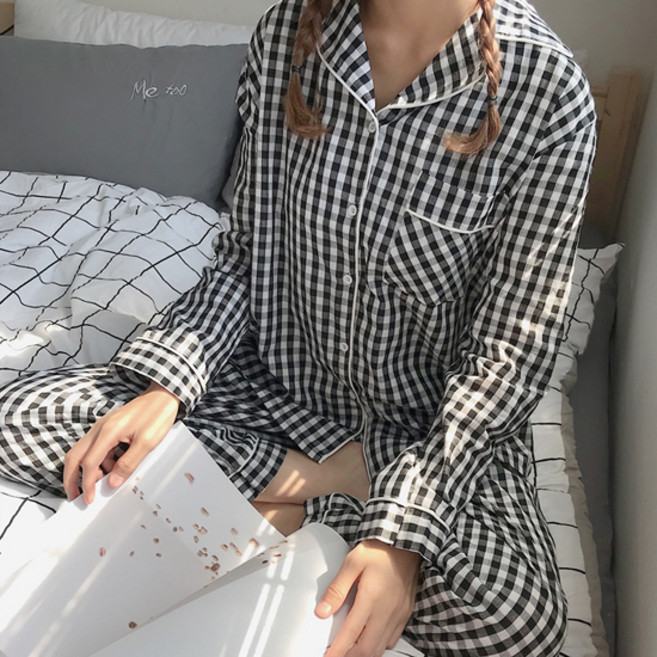 Elsso 女性可愛睡衣上下套裝
